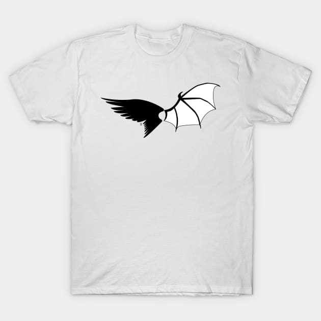 Lucifer wings T-Shirt by Gabi Veiga
